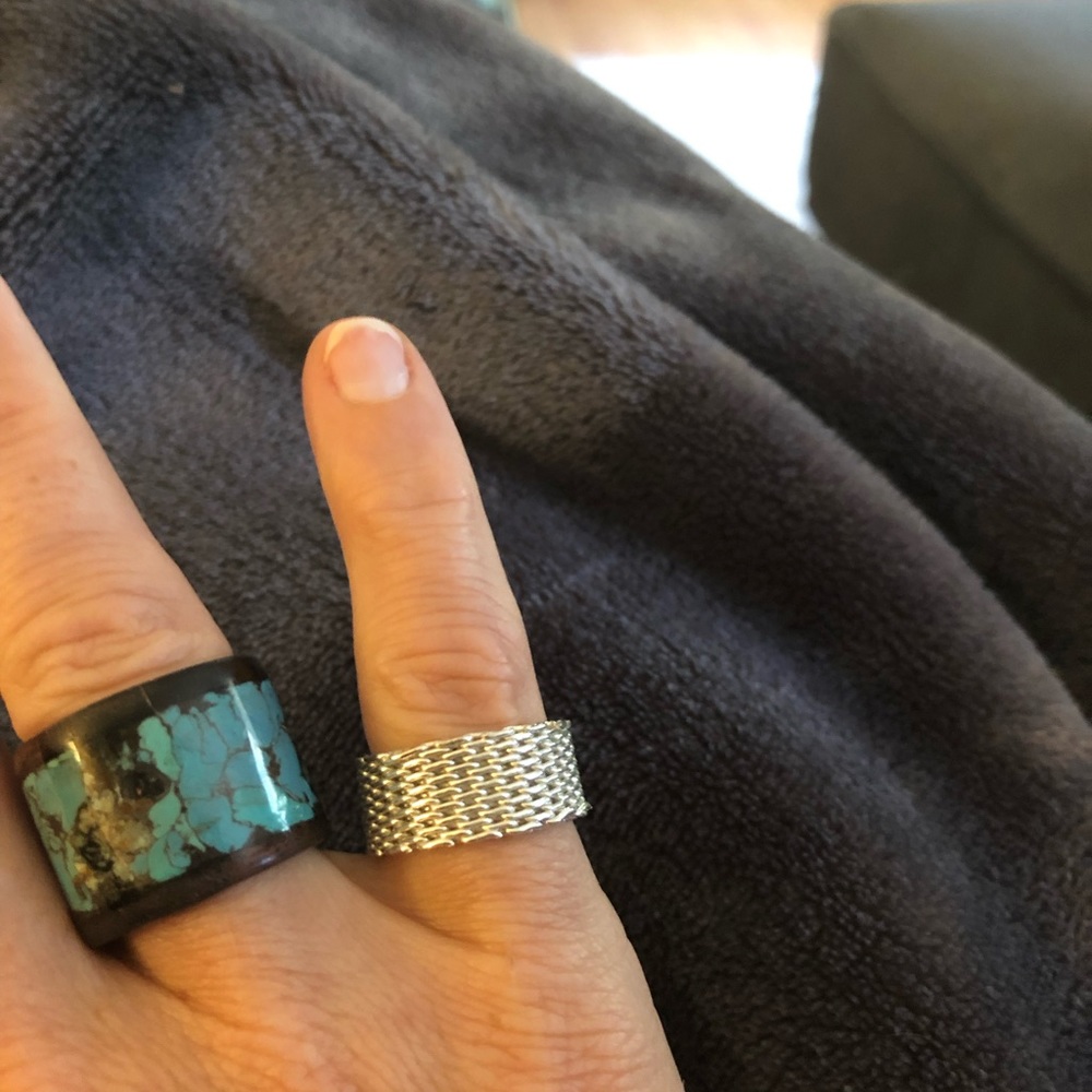 Silver Mesh Ring - image 5